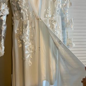 Bridal robe “getting ready robe” or maternity gown